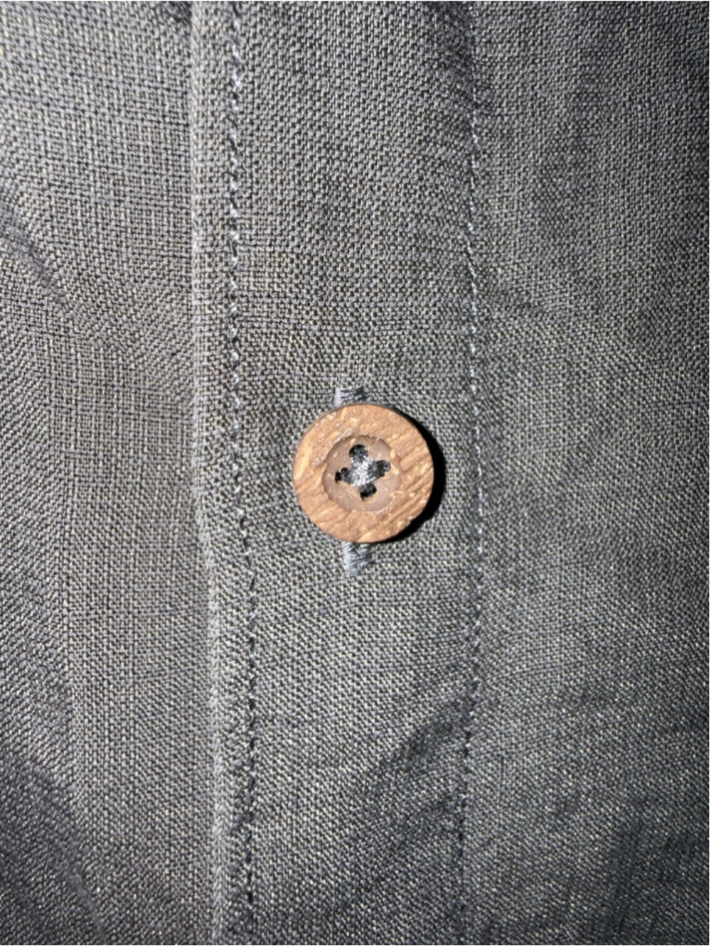 Men's Tommy Bahama Casual M Button Down Shirt Grey - Picture 5 of 7